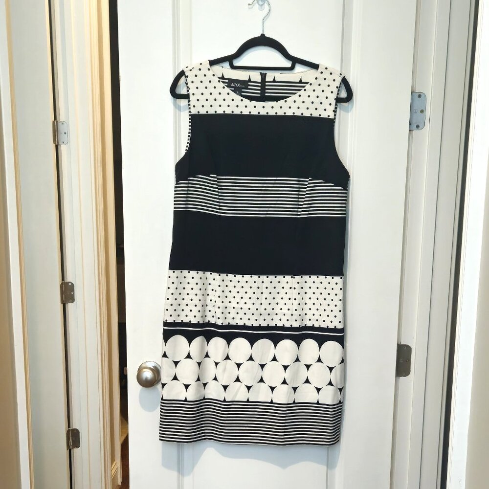 ALYX black & white dress, 16 sleeveless, very different!